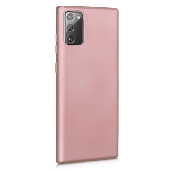 Samsung Galaxy Note 20 Kılıf CaseUp Matte Surface Rose Gold 2